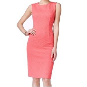 Betsey Johnson Coral Sheath, Size 8